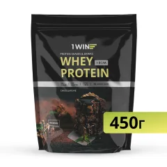 Протеин 1WIN Whey Protein (450г, шоколадный пирог) — фото 2