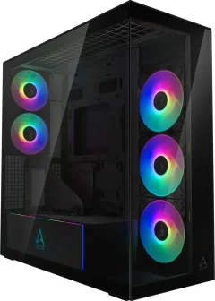 Корпус для компьютера Arctic Xtender VG ACPCC00019A (черный/стекло, без БП) — фото 1