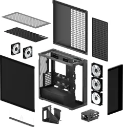 Корпус для компьютера Arctic Xtender VG ACPCC00019A (черный/стекло, без БП) — фото 8
