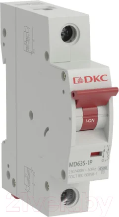 Выключатель автоматический DKC Yon Max MD63S 1P 20A C 4.5kA — фото 1