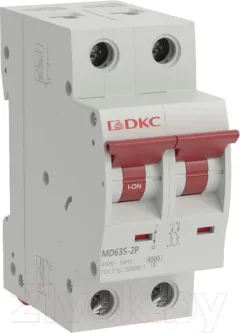 Выключатель автоматический DKC Yon Max MD63S 2P 20A C 4.5kA — фото 3