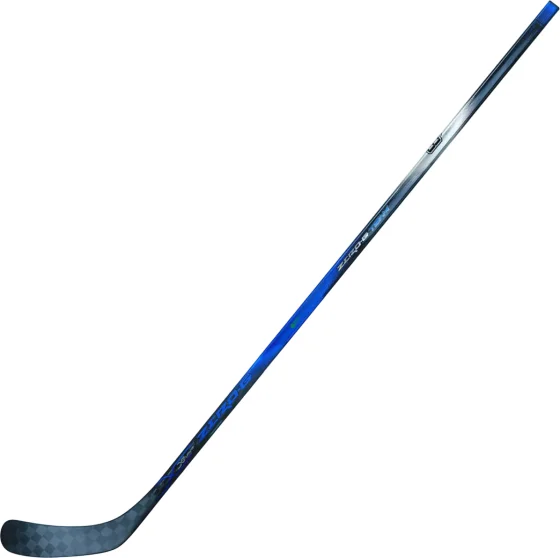 Клюшка хоккейная Big Boy Zero G Team 75 SR Grip Stick F92 / ZGTS75M1F92-LFT (левый, синий/черный)